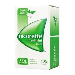 Nicorette Freshmint Gum 4mg x 105 szt.