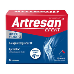 Artresan EFEKT, kolagen do picia, AprèsFlex®, na stawy, saszetki, 25 szt.