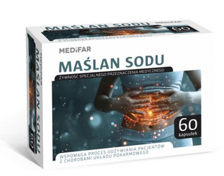 MEDIFAR Maślan Sodu 60 kapsułek