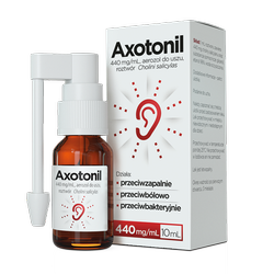 Axotonil aerozol do uszu, 10 ml