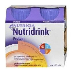 Nutridrink Protein o smaku brzoskwinia-mango, 4x125ml