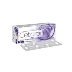 Cetigran, 10 tabletek