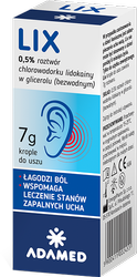 LIX krople do uszu, 7g