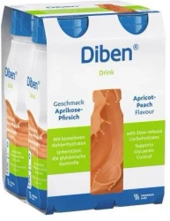 Diben Drink, płyn o smaku morela-brzoskwinia, 4 x 200 ml