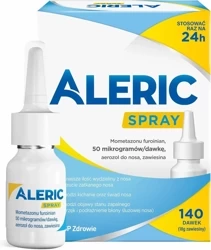 Aleric Spray 140 dawek, spray do nosa DATA WAŻNOŚCI: DO KOŃCA STYCZNIA 2025!!!