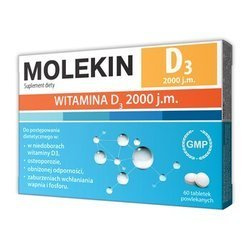 Molekin D3 2000, 60 tabletek powlekanych