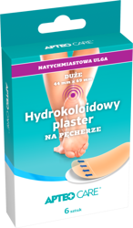 Plaster hydrokoloidowy na pęcherze APTEO CARE, 6 sztuk