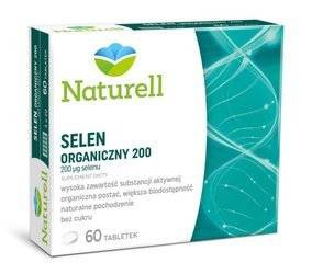 NATURELL Selen Organiczny 200, 60 tabletek