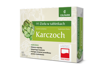 Karczoch, 60 tabletek