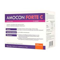 Amocon Forte C, 21 saszetek o smaku pomarańczowym