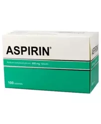 Aspirin 500 mg, 100 tabletek IMPORT
