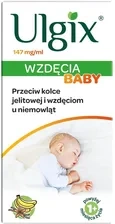 Ulgix Wzdęcia Baby - emulsja doustna, smak waniliowo-bananowy, 40 ml DATA WAŻNOŚCI: 31.10.2027