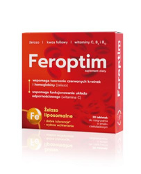 Feroptim żelazo liposomalne, 30 tabletek
