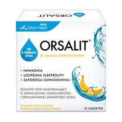 Orsalit o smaku bananowym 10 saszetek