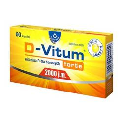 D-Vitum forte 2000 j.m. 60 kapsułek