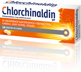 Chlorchinaldin VP,  20 tabletek do ssania
