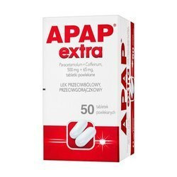 Apap Extra, 50 tabletek
