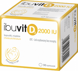 Ibuvit D3 2000 IU, 90 kapsułek