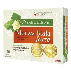 Morwa Biała forte, 30 tabletek