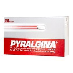 Pyralgina 500 mg, 20 tabletek
