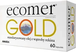 Amara Ecomer Gold olej z wątroby rekina 500mg 60kaps.