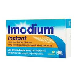 Imodium Instant 2 mg, 12 tabletek