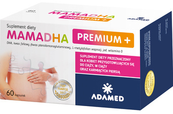 MamaDHA Premium +, 60 kapsułek