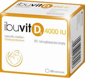 Ibuvit D3 4000 IU, 60 kapsułek