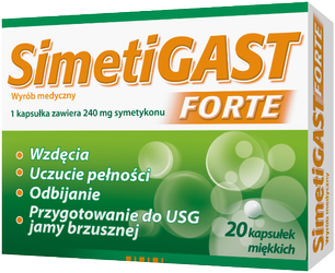 Simetigast Forte, 20 kapsułek