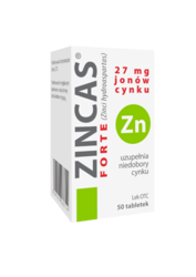 Zincas forte, 50 tabletek