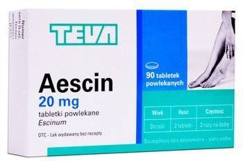 Aescin 20 mg, 90 tabletek