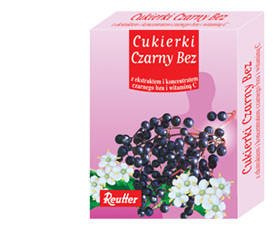 Cukierki Reutter czarny bez 50 g