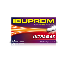 Ibuprom Ultramax 600 mg, 10 tabletek