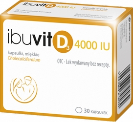 Ibuvit D3 4000 IU, 30 kapsułek