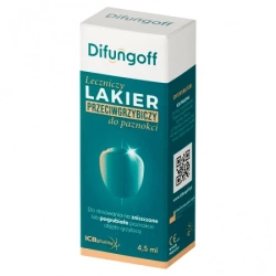 Difungoff przeciwgrzybiczy leczniczy lakier do paznokci, 4,5 ml