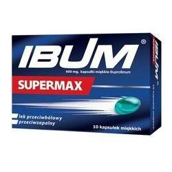 Ibum Supermax 600mg, 10 kapsułek