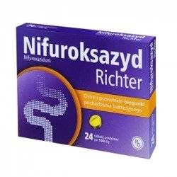 Nifuroksazyd 100 mg, 24 tabletki