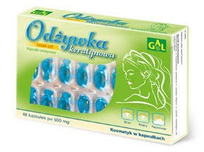 GAL Odżywka keratynowa, 48 kapsułek twist-off