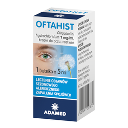 Oftahist krople do oczu, 5 ml