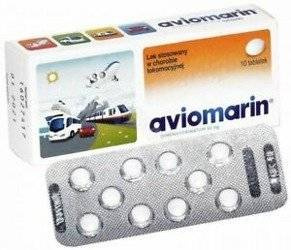 Aviomarin, 10 tabletek