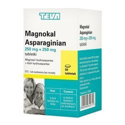 Magnokal Asparginian, 50 tabletek