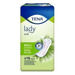 TENA LADY Slim Mini Plus wkłady anatomiczne, 16 sztuk