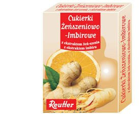 Cukierki żeńszeniowo-imbirowe, 50 g