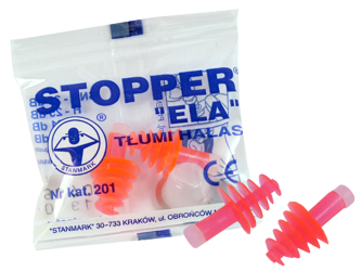 Stoppery do uszu ELA 201, 1 para