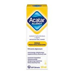 Acatar Allergy aerozol do nosa, 10 ml