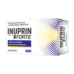 Inuprin Forte, 1000 mg, tabletki, 30 szt DATA WAŻNOŚCI: 31.03.2027