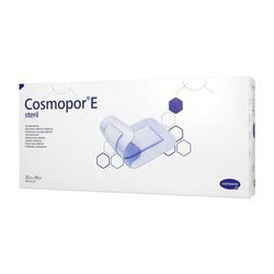 Opatrunki jałowe COSMOPOR E 25x10cm, 25 sztuk