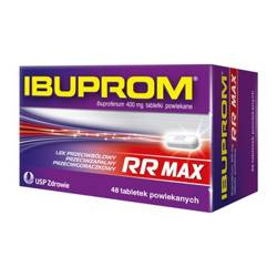 Ibuprom RR  MAX 400mg, 48 tabletek