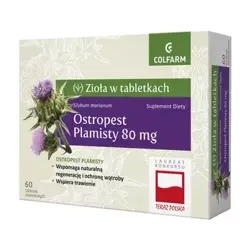Ostropest Plamisty, 60 tabletek