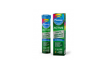 Plusssz Active 100% Energy Complex, 20 tabletek musujących